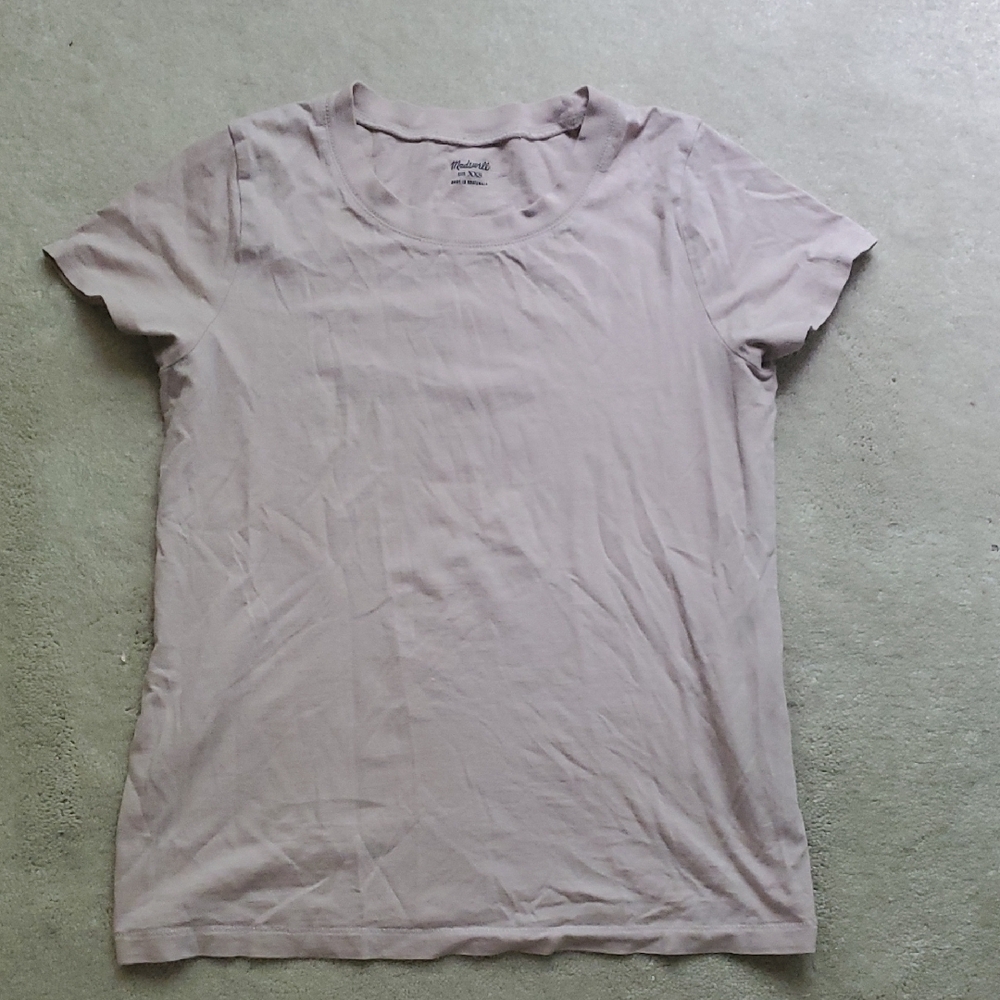 Madewell Cream Short Sleeve Tee